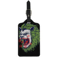 Lion Joker Print Luggage Tag