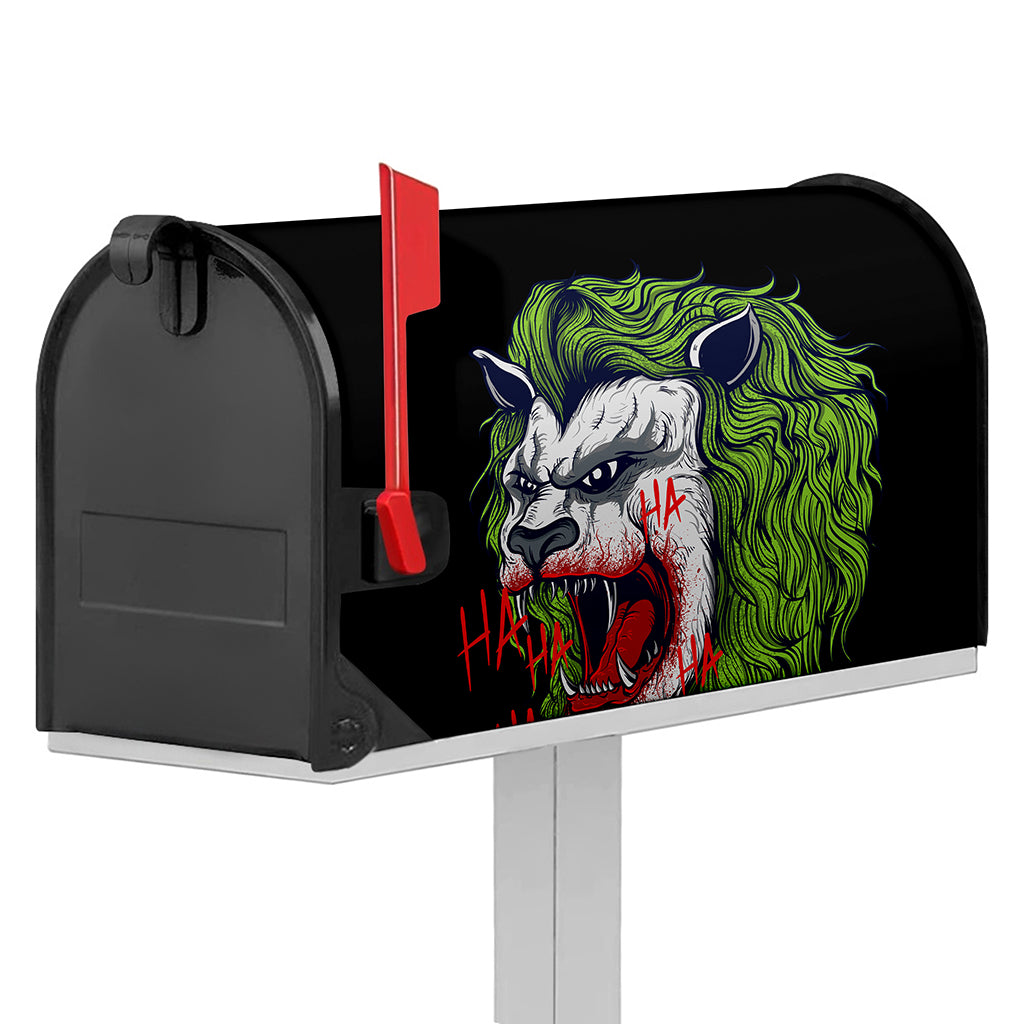 Lion Joker Print Mailbox Cover