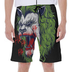 Lion Joker Print Men's Beach Shorts