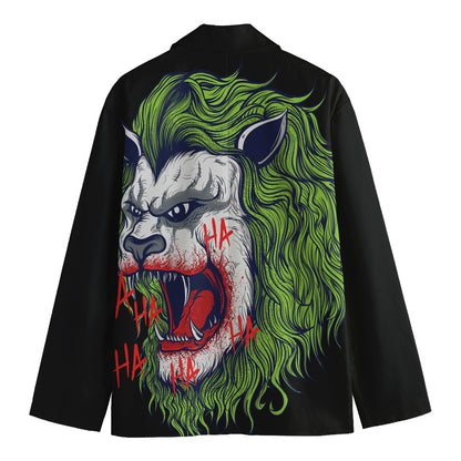 Lion Joker Print Men's Blazer