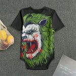 Lion Joker Print Men's Bodysuit
