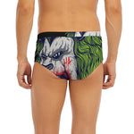 Lion Joker Print Men's Briefs