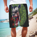 Lion Joker Print Men's Cargo Shorts