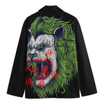 Lion Joker Print Men's Cotton Blazer