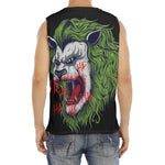 Lion Joker Print Men's Fitness Tank Top