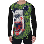 Lion Joker Print Men's Long Sleeve T-Shirt