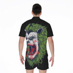 Lion Joker Print Men's Rompers