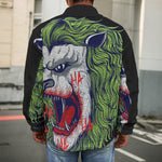 Lion Joker Print Men's Shirt Jacket