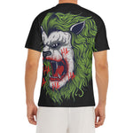 Lion Joker Print Men's Short Sleeve Rash Guard