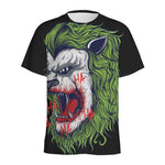 Lion Joker Print Men's Sports T-Shirt