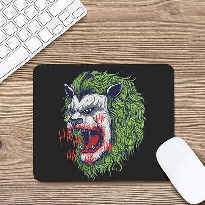 Lion Joker Print Mouse Pad