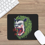 Lion Joker Print Mouse Pad