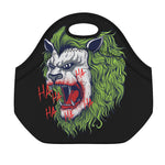 Lion Joker Print Neoprene Lunch Bag