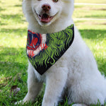 Lion Joker Print Over The Collar Dog Bandana