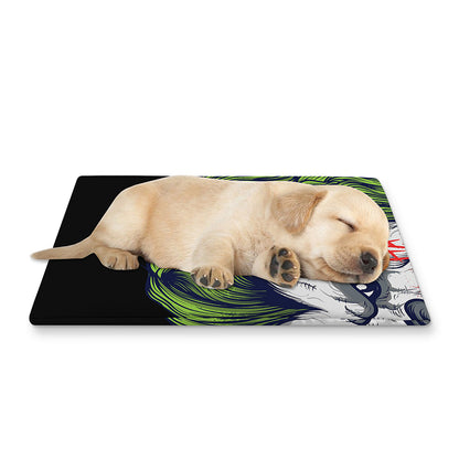 Lion Joker Print Pet Cooling Mat Cover