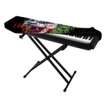 Lion Joker Print Piano Keyboard Cover