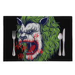 Lion Joker Print Placemat