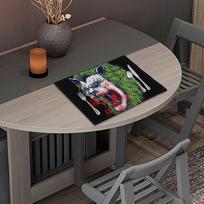 Lion Joker Print Placemat