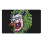 Lion Joker Print Polyester Doormat
