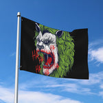 Lion Joker Print Polyester Flag