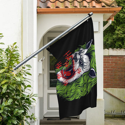 Lion Joker Print Polyester Flag