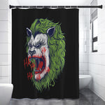 Lion Joker Print Premium Shower Curtain