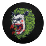 Lion Joker Print Round Blanket