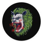 Lion Joker Print Round Floor Mat