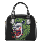 Lion Joker Print Shoulder Handbag