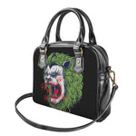 Lion Joker Print Shoulder Handbag