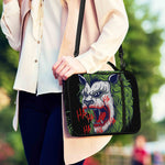Lion Joker Print Shoulder Strap Bible Bag