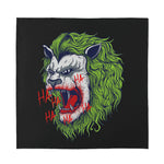 Lion Joker Print Silk Bandana