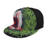 Lion Joker Print Snapback Cap