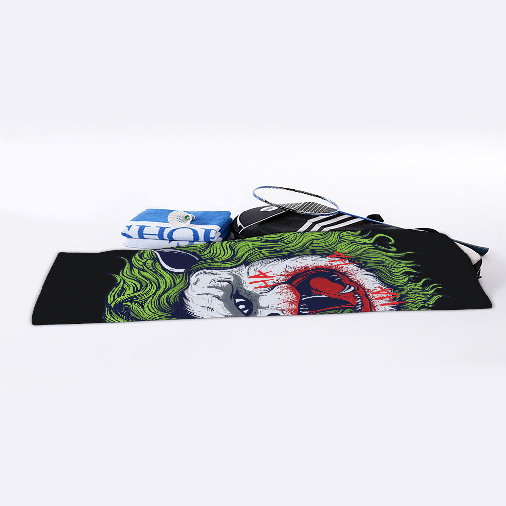 Lion Joker Print Sports Towel