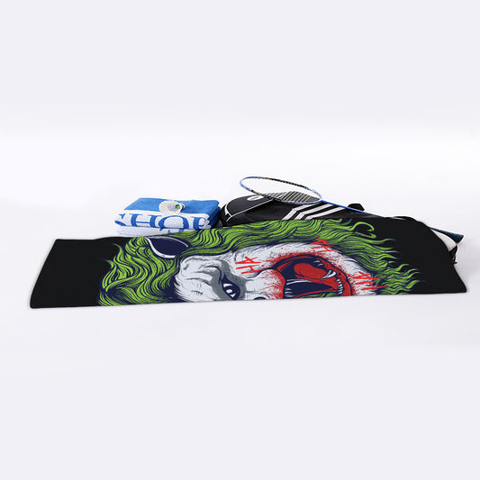 Lion Joker Print Sports Towel