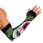 Lion Joker Print Sun Protection Arm Sleeves