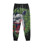 Lion Joker Print Sweatpants