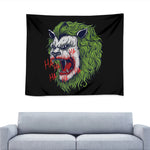 Lion Joker Print Tapestry