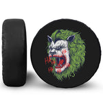 Lion Joker Print Tire Cover