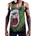Lion Joker Print Men's Workout Tank Top