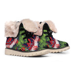 Lion Joker Print Winter Boots