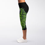 Lion Joker Print Women's Capri Leggings