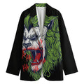 Lion Joker Print Women's Cotton Blazer