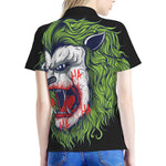 Lion Joker Print Women's Polo Shirt