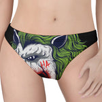 Lion Joker Print Women's Thong