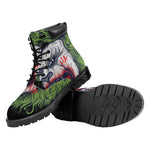 Lion Joker Print Work Boots