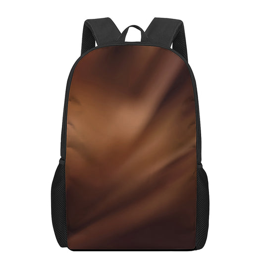 Liquid Chocolate Print 17 Inch Backpack