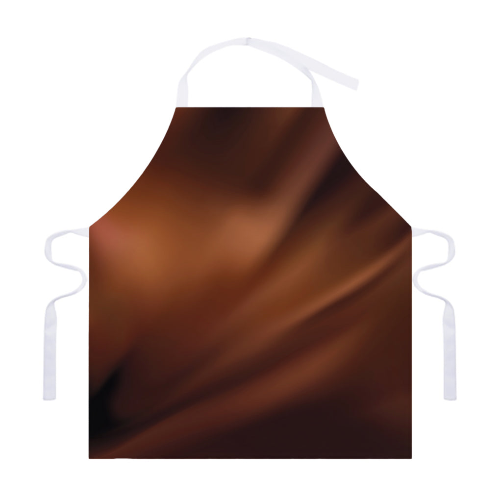 Liquid Chocolate Print Adjustable Apron