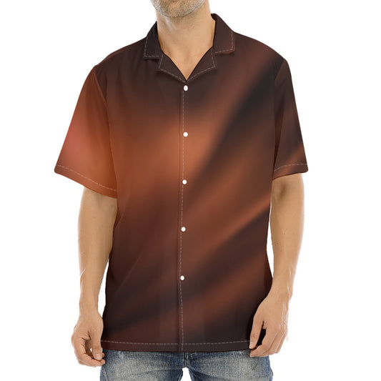 Liquid Chocolate Print Aloha Shirt