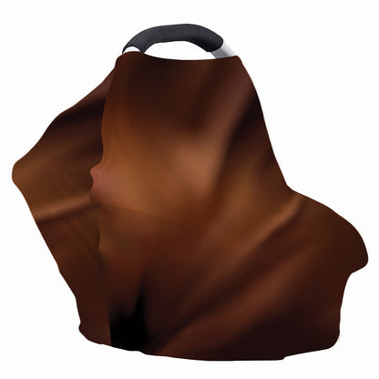 Liquid Chocolate Print Baby Seat Cover